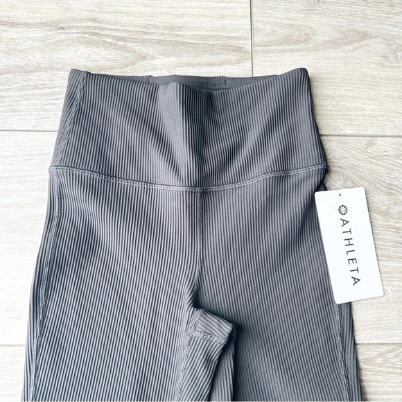 NWT Athleta Elation Rib Crop Flare Pants - Picture 6 of 13
